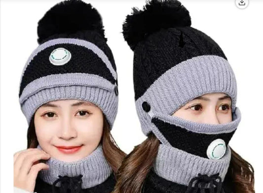 Unisex Winter Knit Beanie Cap Hat